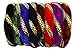 Beaded Twist Hair Band Set of 8