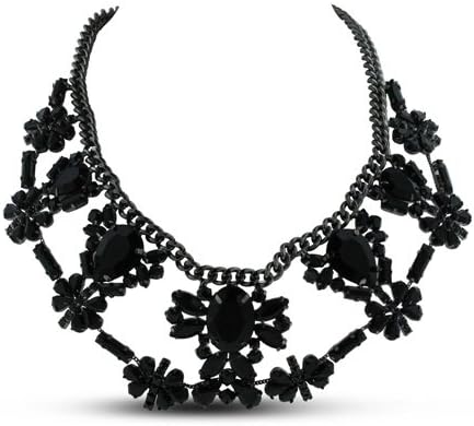 Passiana Black Floral Bib