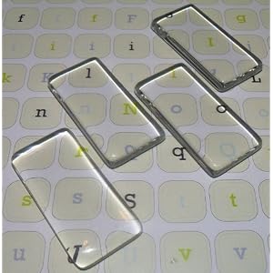 8-Ultra-White-Clear-Glass-Jewelry-Pendant-Making-Tiles-Rectangles-1-7-8inch-X-7-8-Inch-8-Beads-