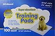 All-Absorb Training Pads 100-count, 22-inch By 23-inch.