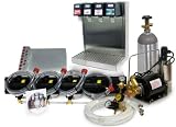 4-Flavor Soda Fountain Tower System with Cold Plate Cooling