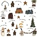 RoomMates PJ2001SCS Country Holidays Peel & Stick Wall Decals