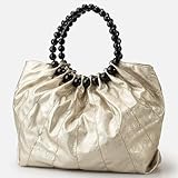 サック(SAC) バッグ(メタリックビーズトートバッグ) レディス
