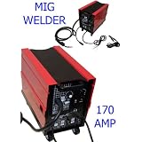Buy 170 AMP MIG MAG Arc Flux Wire Welder Welding Gas