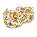Greendale Home Fashions Round Indoor/Outdoor Bistro Chair Cushion, Esprit, 15-Inch, Set of 2