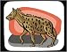 Mouse Pad with hyena, fauna, crocuta, spotted, nature, animal