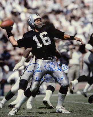 Jim Plunkett signed Oakland Raiders 16x20 Photo SB XV MVP