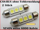 Produkt-Bild: LED 3 SMD Kennzeichenbeleuchtung 36-37mm Sofitte Can Bus