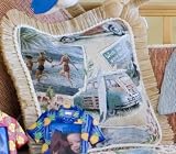 Surf's Up (Beach Scene) Pillow by Glenna Jean