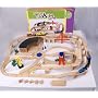 130 Piece Wooden Train Set fits Thomas Wooden Railway Brio Melissa and Doug and other Sets and Tracks