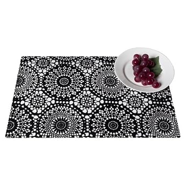 Product Image Torre & Tagus Lace Print Placemat Set of 8 - 17.5x11"