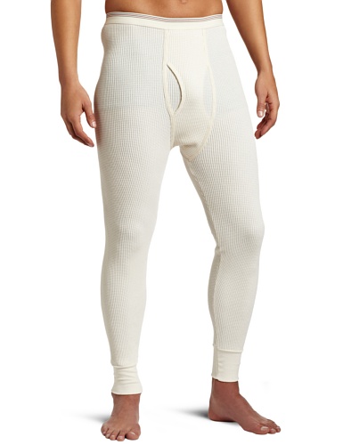 Key Industries Mens Thermal Base Layer Bottom, Natural, X-Large-Tall