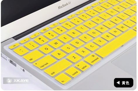 Smart Tech ® Ultra Thin Clear Soft TPU Keyboard Cover Skin for Macbook Pro 13 15 17 Inch (keyboard Cover+yelloe)