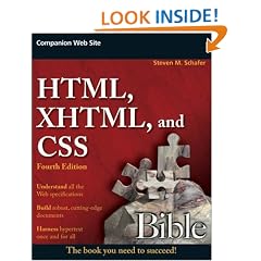 HTML, XHTML, and CSS Bible