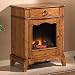 Jamestown Electric Fireplace - Antique Oak