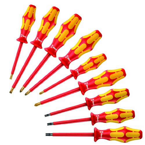 Produkt-Bild: Wera 05133355001 VDE Schraubendrehersatz 160i/162i/167i/9 - 9 teilig Torx, PH, PZ, Schlitz