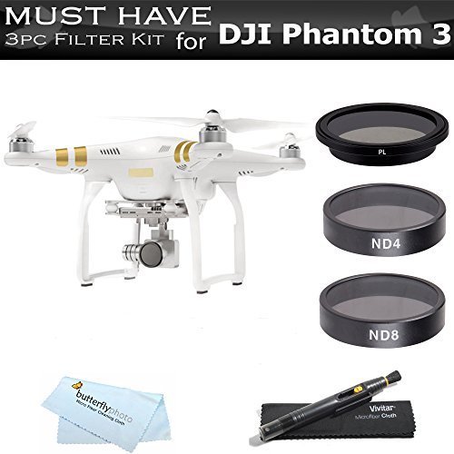 3pc Filter Kit For DJI Phantom Pro, Advanced, Dominican Republic