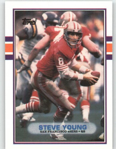 1989 Topps Traded #24 Steve Young - San Francisco 49ers (Football Cards)