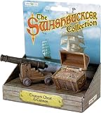 51%2B1pYQSQaL. SL160  Safari LTD Treasure Chest and Cannon on platform