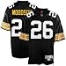 Pitt Steeler Jerseys : Reebok Pitt Steeler #26 Rod Woodson Black Tackle Twill Throwback Football Jersey