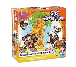 Mattel 52563 - S.O.S. Affenalarm, Geschicklichkeitsspiel