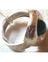 Sterling Silver Ring Set with a Turquoise Stone Size 7