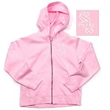 Chicago White Sox MLB Girls Lucky Full Zip Hooded Jacket (Pink)