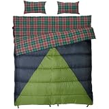 Slumberjack Bonnie and Clyde 30/40 Double Wide Synthetic Sleeping Bag