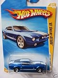  : Hot Wheels 2010-001 New Models #1 BLUE '67 Shelby GT500 1:64 Scale