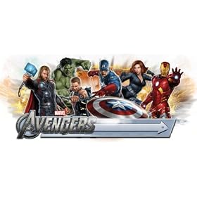 RoomMates RMK1770GM Avengers Peel and Stick Giant Headboard with Personalization: Home Improvement