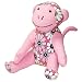 Color Zoo Mica the Monkey Stuff Animal - Pink Dreams