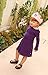 City Threads Big Girls' Super Soft Cotton Long Sleeve Dress (Size 7-16)