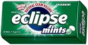 Eclipse Spearmint Sugarfree Mints12-Ounce Boxes Pack of 8