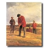 Putting At Blackheath Old Golf Home Decor Wall Picture 16x20 Art Print