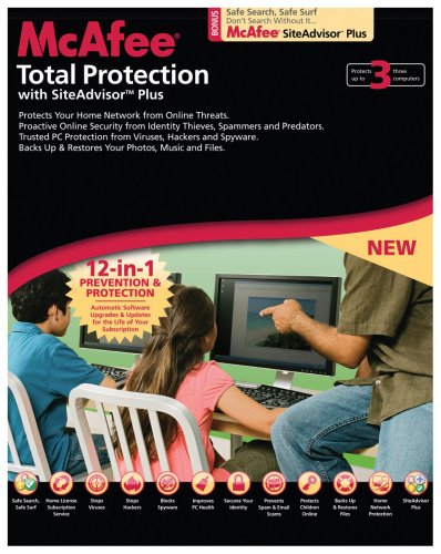 McAfee Total Protection 2008 (3 User Edition) (PC)