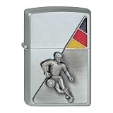 Eigenschaften zippo 900.880 Soccer Germany / Original ZIPPO Sturmfeuerzeug Benzinfeuerzeug 900880 Fußball Deutschland Soccer Germany mit Fußballspieler, Fussball und Deutschlandfahne