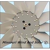 13 Blade Wind Turbine Hub & Raptor Blades (Gen 4)