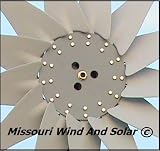 13 Blade Wind Turbine Hub & Raptor Blades (Gen 4)