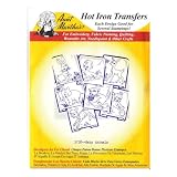 Aunt Marthas iron on transfers envelope for embroidery fabric painting quilting wearable art needlepoint & other crafts baby animals 3738 - B001GI1Q6C
