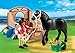 PLAYMOBIL Black Stallion with Stall Set