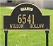 San Francisco Giants Black and Gold Personalized Address Lawn Plaque