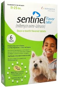 Sentinel Flavor Tabs (Brown) - 2-10 lbs - 6 count