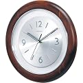 Round Wood Wall Clock OAK Finish - 12x12x2
