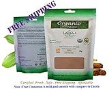 Certified Organic Fresh 1 LB/456g (152gx3) Pure Ceylon/True Cinnamon Powder(C.Zeylanicum)Sulfur Free-Gourmet