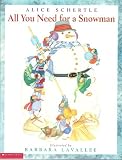 All You Need for a Snowman (Book and Audiocassette Tape) (Paperback)