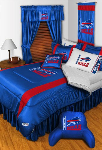 NFL Buffalo Bills Comforter and Sheets 4 Pc Twin Bedding Set