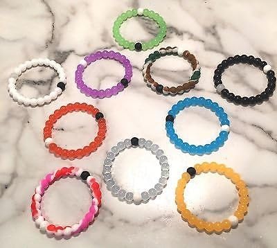 Silicone Beaded Bracelets 10PC SM