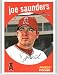 2008 Topps Heritage High Number #510 Joe Saunders - Los Angeles Angels (Baseball Cards)