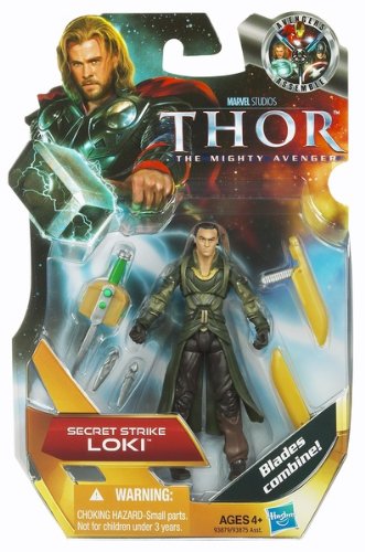 Thor Movie 4 Inch Series 1 Action Figure Secret Strike Loki