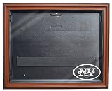 NFL New York Jets Removable Face Jersey Display, Brown
